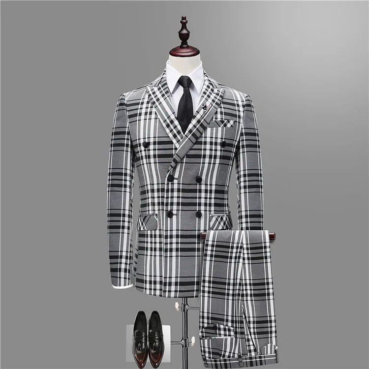 2018 أربعة مواسم الرجال الدعاوى ، عالية الجودة العلامة التجارية منقوشة دعوى ، الراقية الفاخرة الرجال الأداء دعوى مجموعات الرجال M-3XL