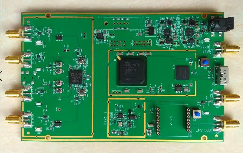 GNURadio AD9361 RF 70 МГц-6 ГГц SDR программное обеспечение определяется радио USB3.0 Совместимость с ETTUS USRP B210 полный дуплекс SDR лучше Лайма sdr