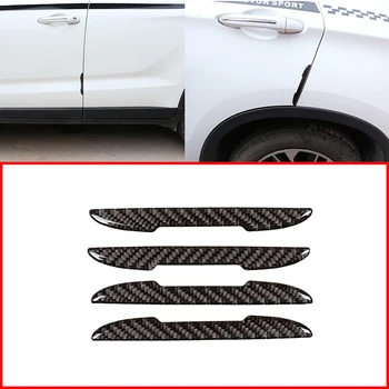 

4 Pcs Soft Carbon Fiber Car Door Anti-collision Strip Trim For BMW F10 F15 F16 F30 F48 G30 G38 For Mercedes benz W205 W213 W222