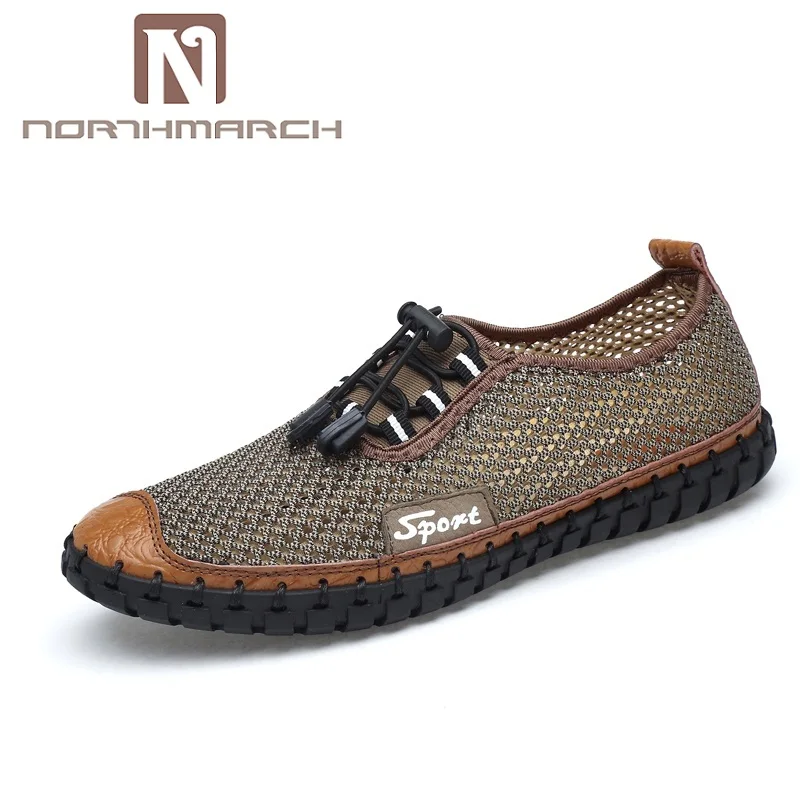 

NORTHMARCH Men Shoes 2018 Summer Men's Casual Shoes Hot Sale Handmade Mesh Breathable Trainers Sneakers Men Scarpe Uomo Estive