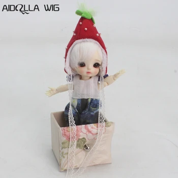 

Aidolla 1/8 5-6 inch BJD wig 100% High quality high temperature fiber Fashion short hair SD wig 5 Color avaible