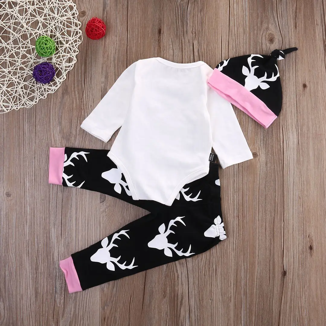 Комплекты одежды для новорожденных девочек 0 18 месяцев с принтом|baby girl clothes|newborn baby
