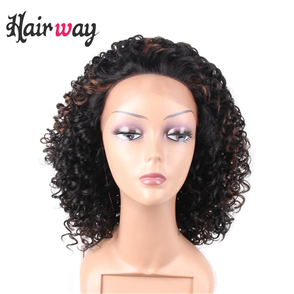 Cara Rambut Renda Depan Wig Sintetis Dengan Bayi Rambut Tangan