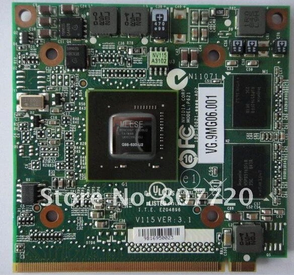 Новая и оригинальная видеокарта Geforce 9300M GS MXM II DDR2 256MB vg.9mg06001 VGA для acer