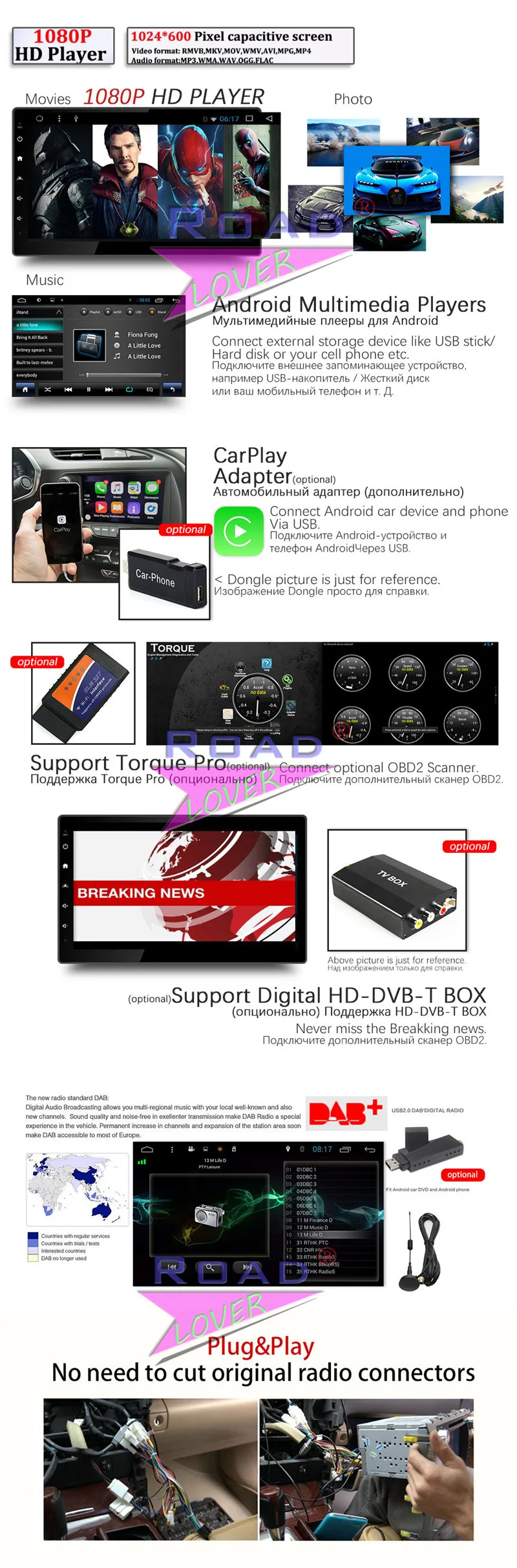Clearance TOPNAVI 4G+32GB New Android 8.0 Octa Core Car Media Center DVD Player For Ford Mondeo Focus Stereo GPS Navigation 2Din Audio 3G 20