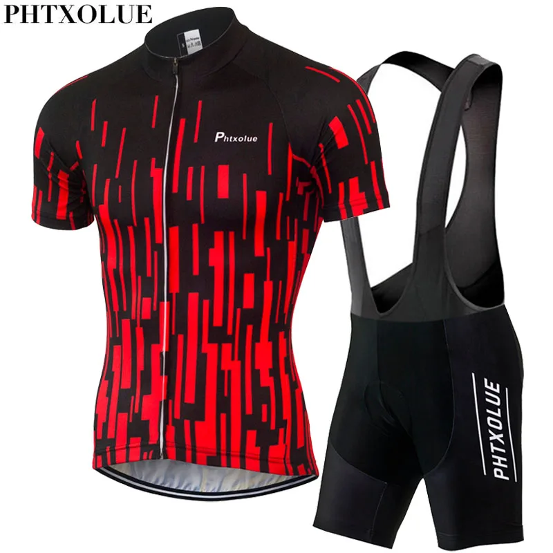 PHTXOLUE 2019 الدراجات الملابس دراجة ارتداء/تنفس دراجة الملابس الدراجات مجموعات/قصيرة الأكمام الدراجات الفانيلة مجموعات