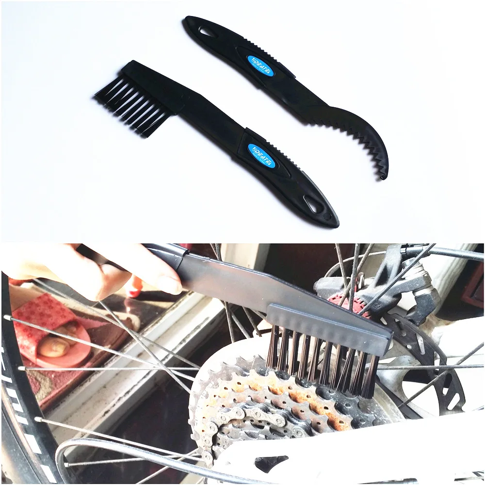 

Bicycle chain cleaning brush flywheel cleaning tools brush teeth plate cleaning brush chain wheel
