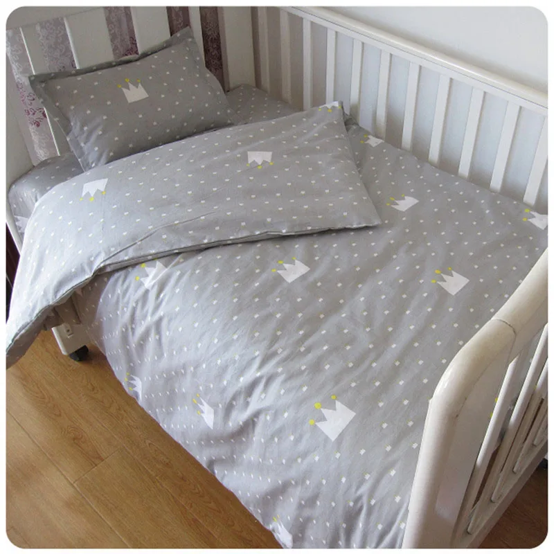 3 Pieces Baby Bedding Set Cotton Crib Bed Linen Kit Cute pattern Includes Pillowcase Bed Sheet Duvet Cover Without Filler 3 Pieces Baby Bedding Set Cotton Crib Bed Linen Kit Cute pattern Includes Pillowcase Bed Sheet Duvet Cover Without Filler