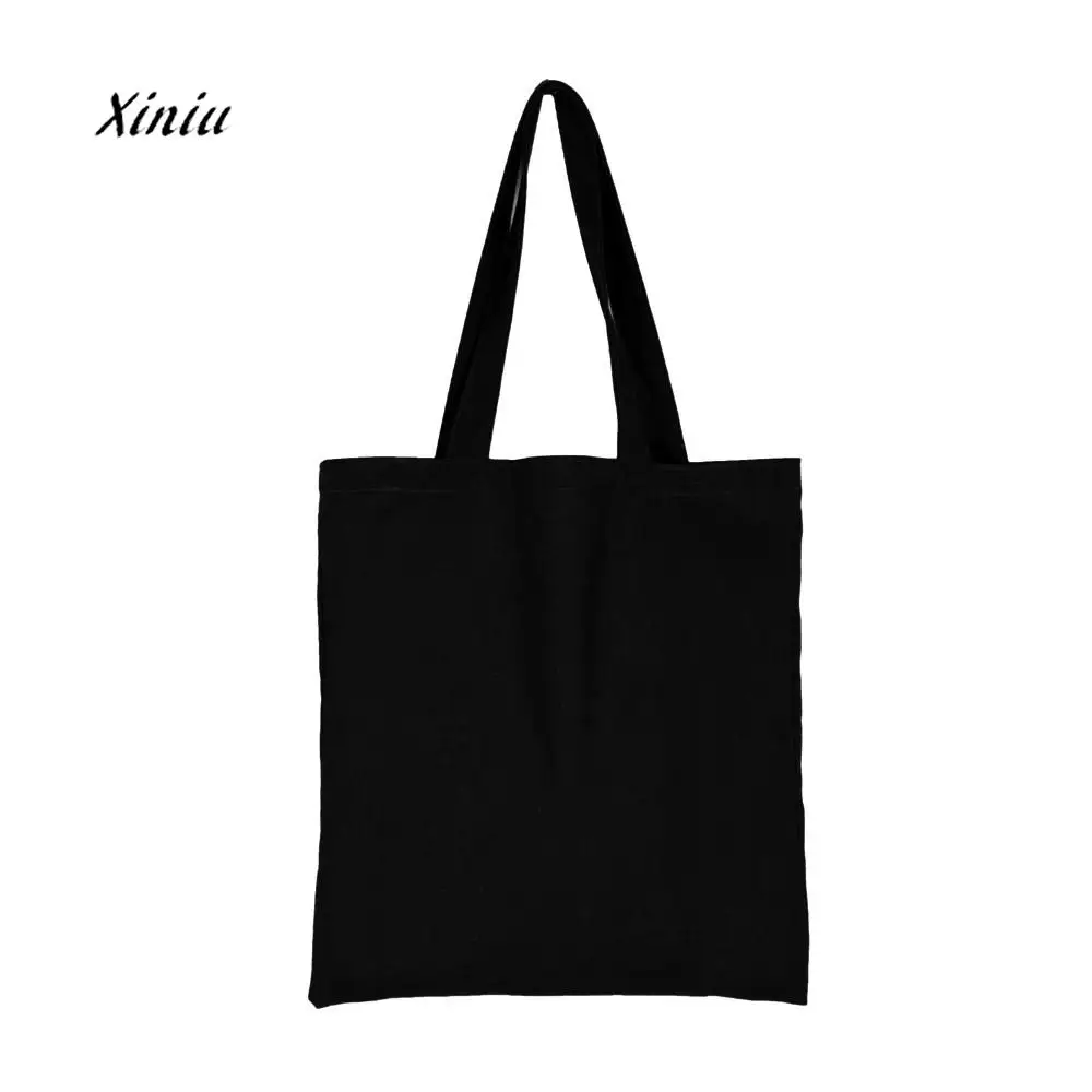 

New Fashion Shoulder Bag Women Girls Canvas Shopping Handbag Shoulder Tote Shopper Beach Bag High Quality Totes Shoulder Pouch