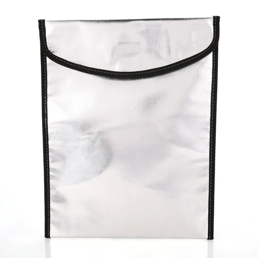 

Battery Safe Bag Explosion-proof Folder Security Fireproof Bag Bank Storage Home Office Document File Bag Safety Guard Pouch