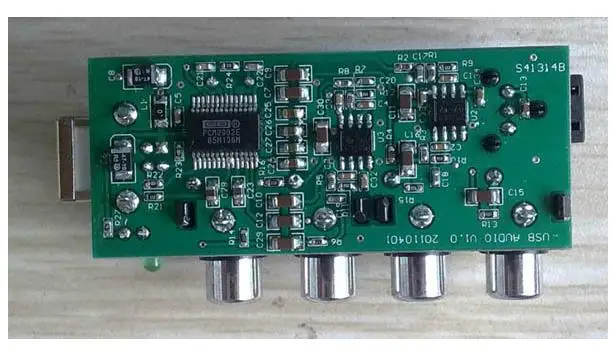 Бесплатная доставка! USB аудио (аудио конвертер PCM2902)|audio usb|audio converter usbaudio |