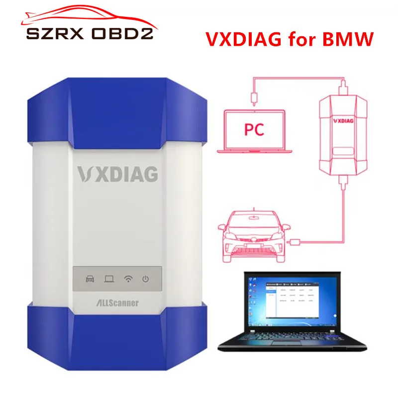 

VXDIAG VCX Professional Car diagnostic tools for BMW ICOM A2 A3 NEXT OBD2 Scanner with ECU Programmer For all BMW