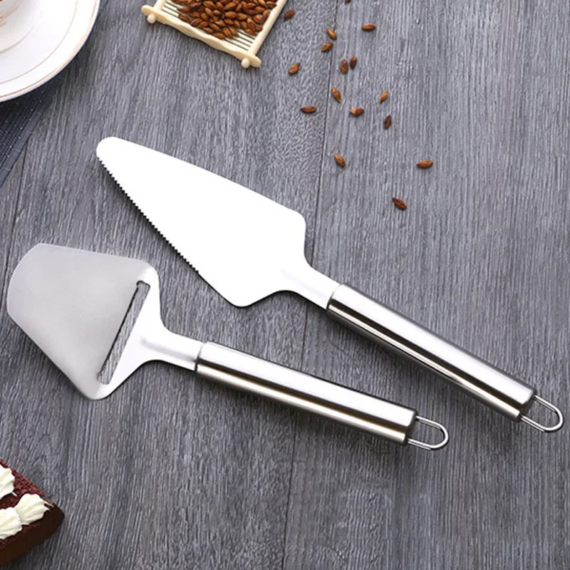 

1Pcs cheese slicer chocolate pizza shovel cake spoon dough cutter cheese knife baking accessories kitchen gadgets
