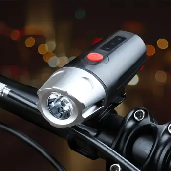 

FLGT-USB Rechargeable Waterproof Bike Light Set LED Super Bright Bicycle Headlight + 5 LED Safety Light Rear Light