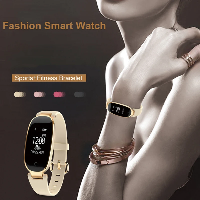 Спортивные Смарт-часы S3, женские умные фитнес-часы, Bluetooth, монитор сердечного ритма, фитнес-трекер для Android, IOS, часы, reloj mujer