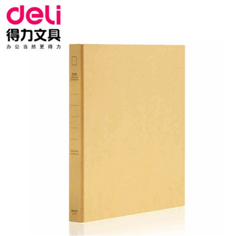 

DL Right kraft paper folder 5916 D 2 hole data collation folder imported environmental protection two hole binder for students
