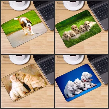 

Yuzuoan Fashion Customized Funny Cute Pug Dog Mouse Pad Anti-Slip Durable Rubber Mousepad for PC Optal Mouse Size For 18*22cm