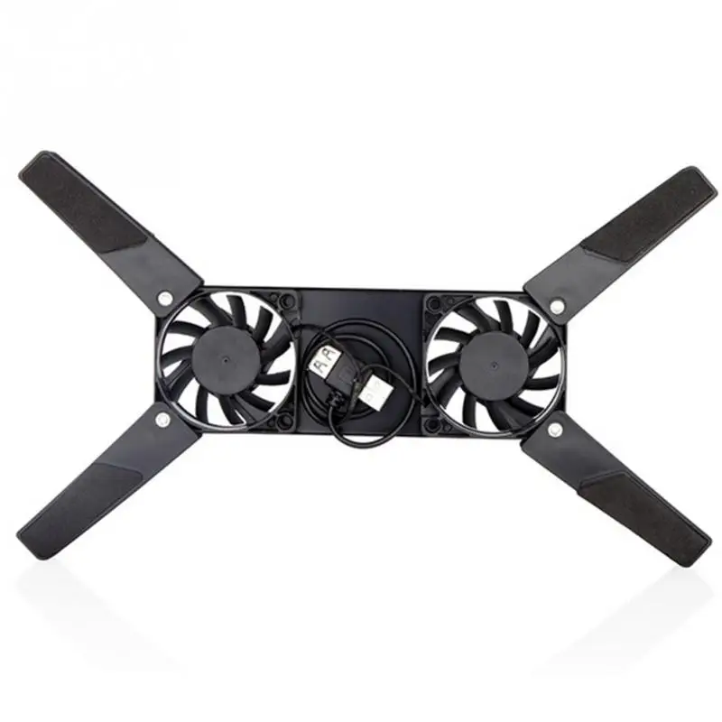 

Practical Notebook Radiator Computer Cooling Tool Rotatable USB Fan Laptop PC 2 Fans Cooler High Qualirty Cooling Pad