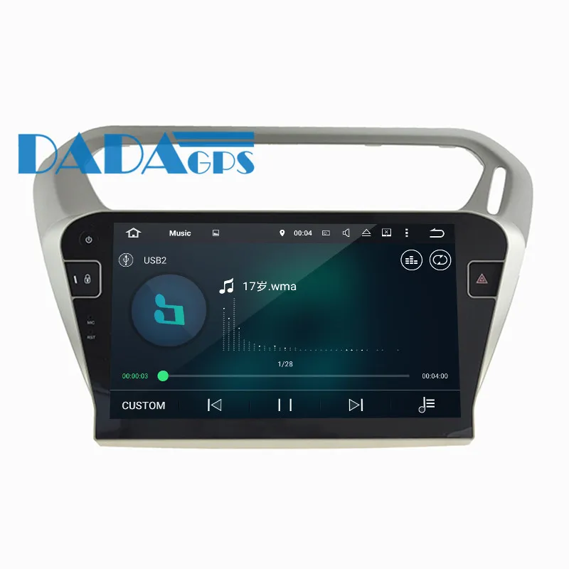 Excellent Newest Android8.0 4GB Car DVD player For PEUGEOT 301 For Citroen Elysee 2014-2017 GPS Navigation Multimedia Stereo Vehicle Radio 8
