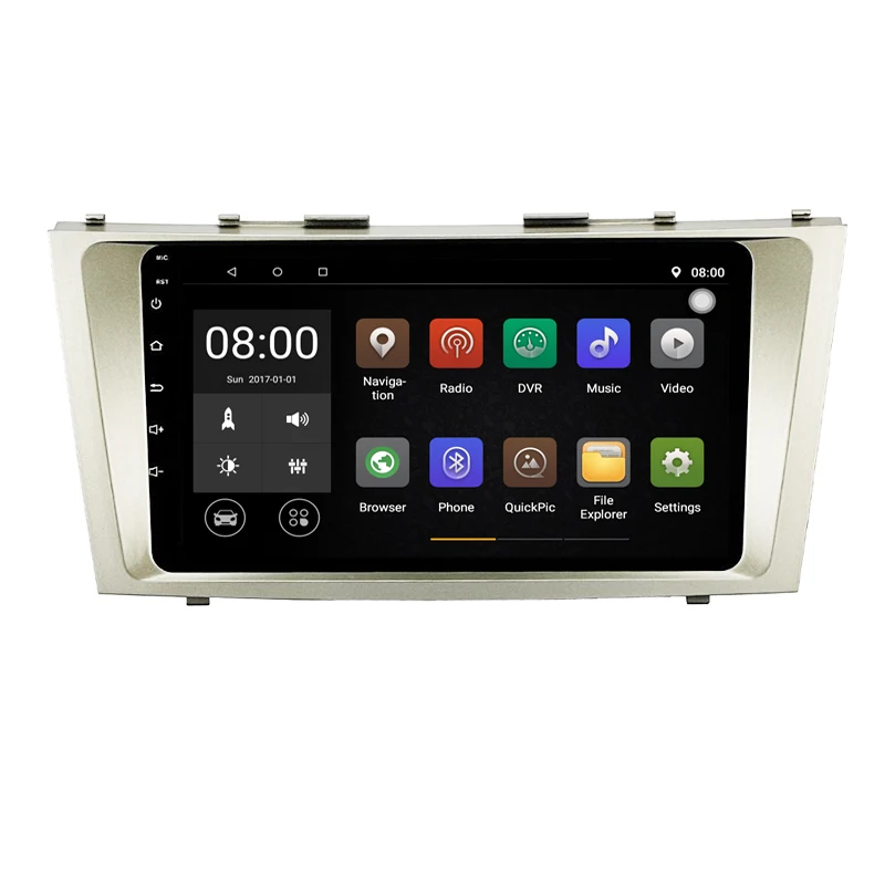 Автомобильный DVD-плеер с GPS-навигацией 9 дюймов Android 1 1024*600 2 Din для Toyota Camry 2007 2008 2009 2010