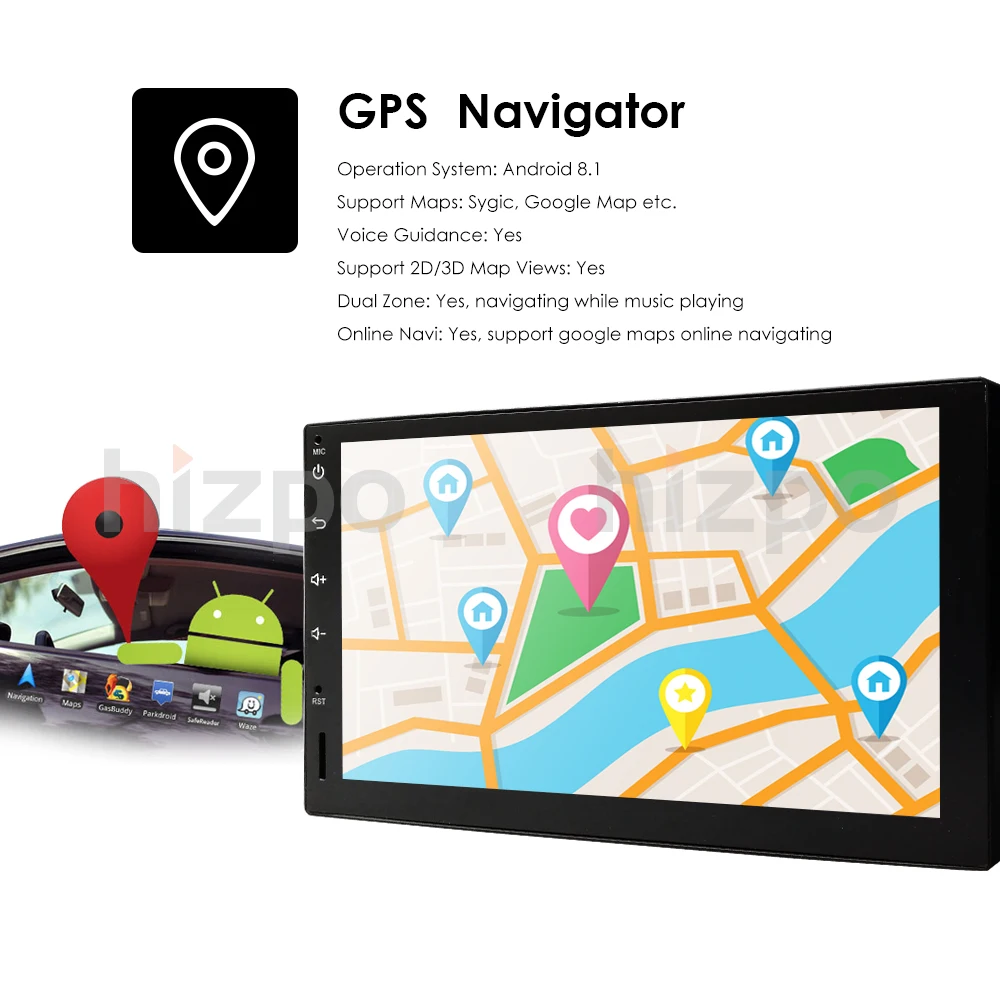 Clearance 2 din Android 8.1 QuadCore radio gps multimedia navigation audio For Nissan BYD TOYOTA HD 7inch universal Car Navi player DAB BT 17 Clearance 2 din Android 8.1 QuadCore radio gps multimedia navigation audio For Nissan BYD TOYOTA HD 7inch universal Car Navi player DAB BT 17