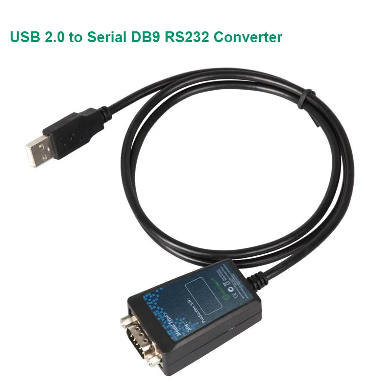 

1M FTDI Chipset USB 2.0 to Serial RS232 db9 converter Cable Adapter support Win10