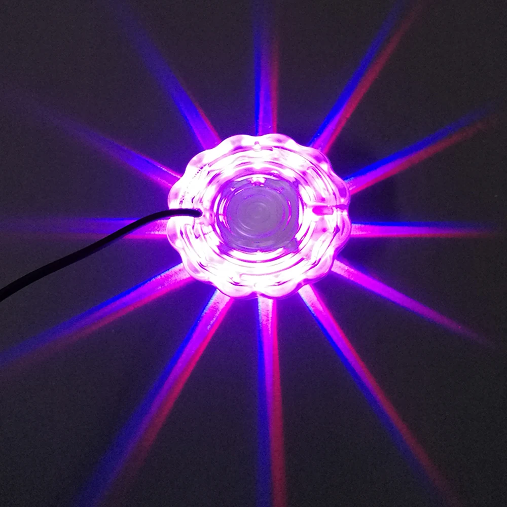 2piece colorful waterproof Car Styling laser LED auto motorcycle car