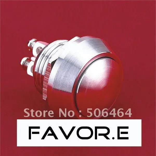 

12mm IP65 Push Button Switch domed round screw terminal
