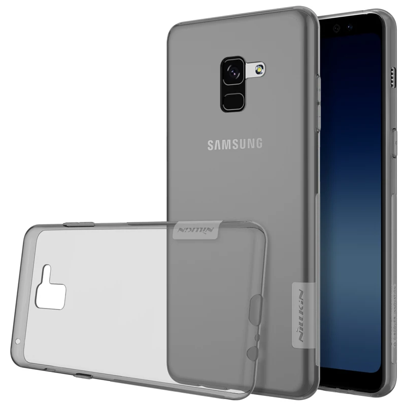 Чехол Nillkin для Samsung Galaxy A8 + 2018 прозрачные мягкие чехлы из ТПУ задняя крышка чехол