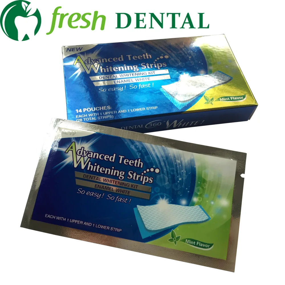 100x Dental Teeth Whitening Strips Home Use Salon Use Professional Whitening Strips 6% Hydrogen Peroxide TW110