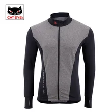 Cateye Cycling Jersey Breathable Zip Jackets Bicycle Sportswear Spring Summer Long Sleeve Bike Outdoor Sports Clothing Jersey