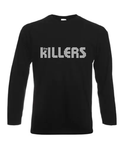 The Killers 01 мужские с длинным рукавом черный рок рубашка Размеры S-XXL | Мужская одежда
