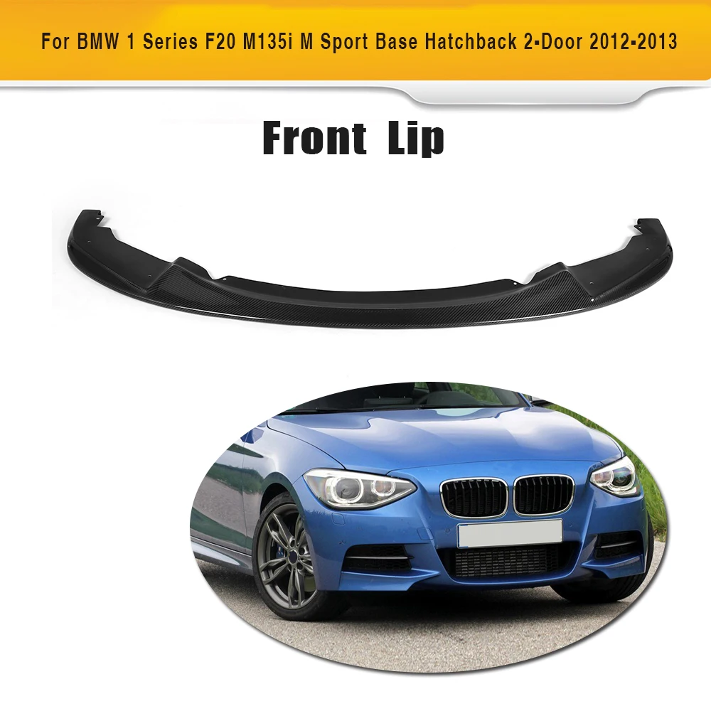 Us 158 01 15 Off 1 Series Carbon Fiber Front Bumper Lip Spoiler For Bmw F20 M Sport Hatchback 2 Door 2012 2013 M135i H Style In Bumpers From
