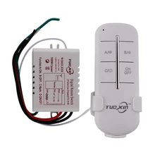1 Channel Way ON/OFF Digital 220V Wireless Light Garage Wall New Switch Splitter Box Durable Remote