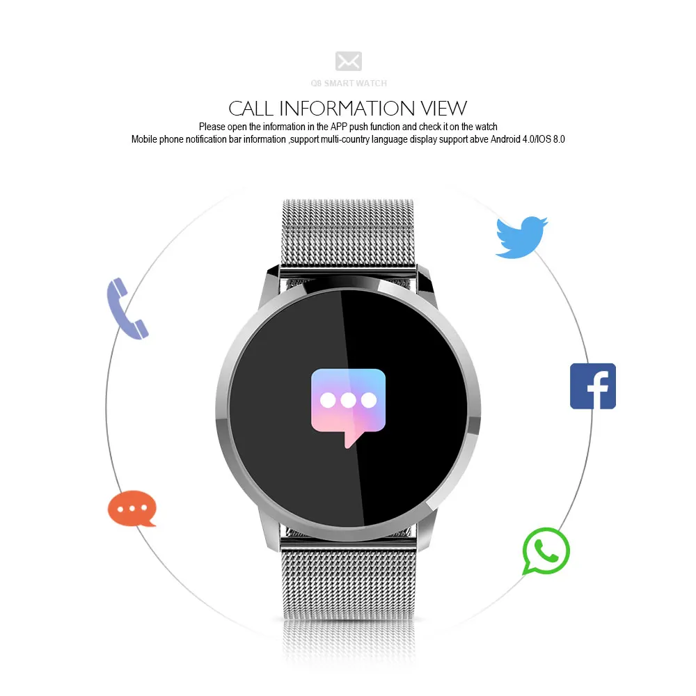 VERYFiTEK Q8 Blood Pressure Oxygen Smart Wristband IP67 Waterproof Fitness Watch Heart Rate Monitor Pedometer Smart Bracelet VERYFiTEK Q8 Blood Pressure Oxygen Smart Wristband IP67 Waterproof Fitness Watch Heart Rate Monitor Pedometer Smart Bracelet