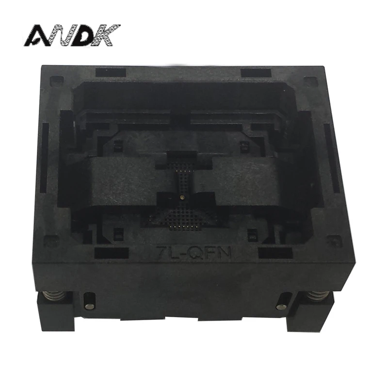 

QFN64 MLF64 Burn in IC Test Socket ICNP506-064-041-C-G Pitch 0.5mm Chip Size 9*9 Flash Adapter Open top Programming Socket