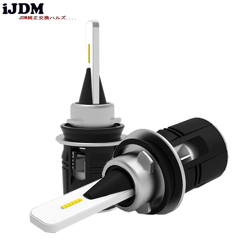 

iJDM H7 LED Car Headlght H8 H11 LED Car Head Lamp Auto Headlight Kit Fog Light Bulb All In One 12V 24V 6500K With CSP LED Chips