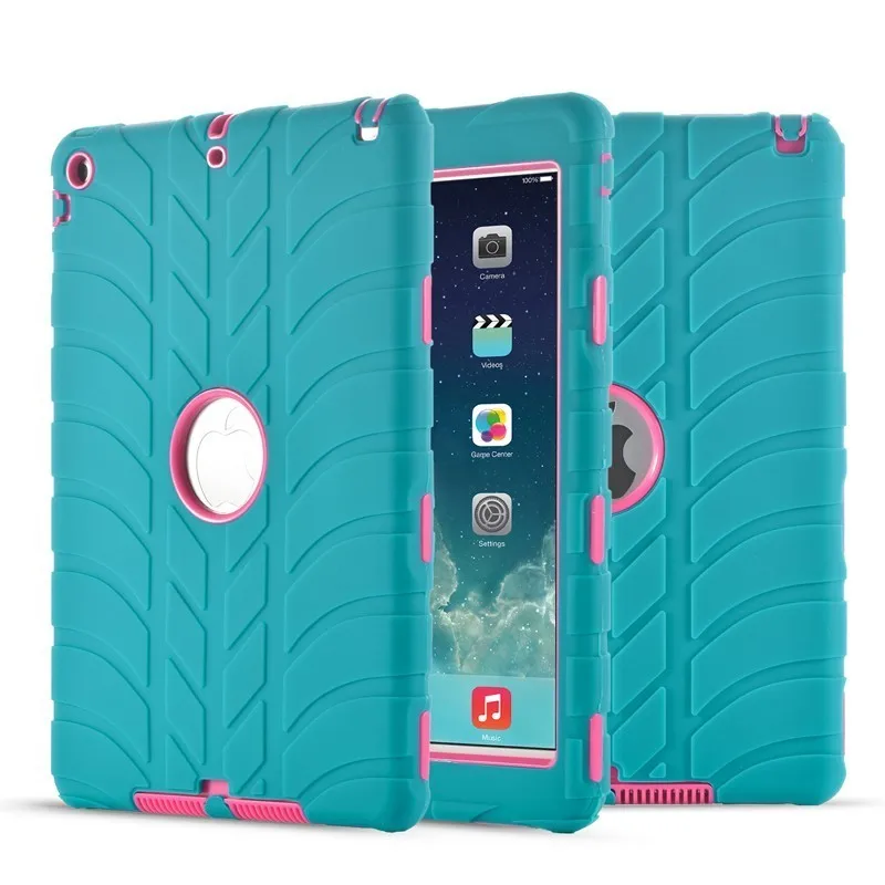 Чехол для iPad 2/iPad 3/iPad 4 Heavy Duty 3 in1 сильный Силикон + PC противоударный чехол 9 7 дюйма