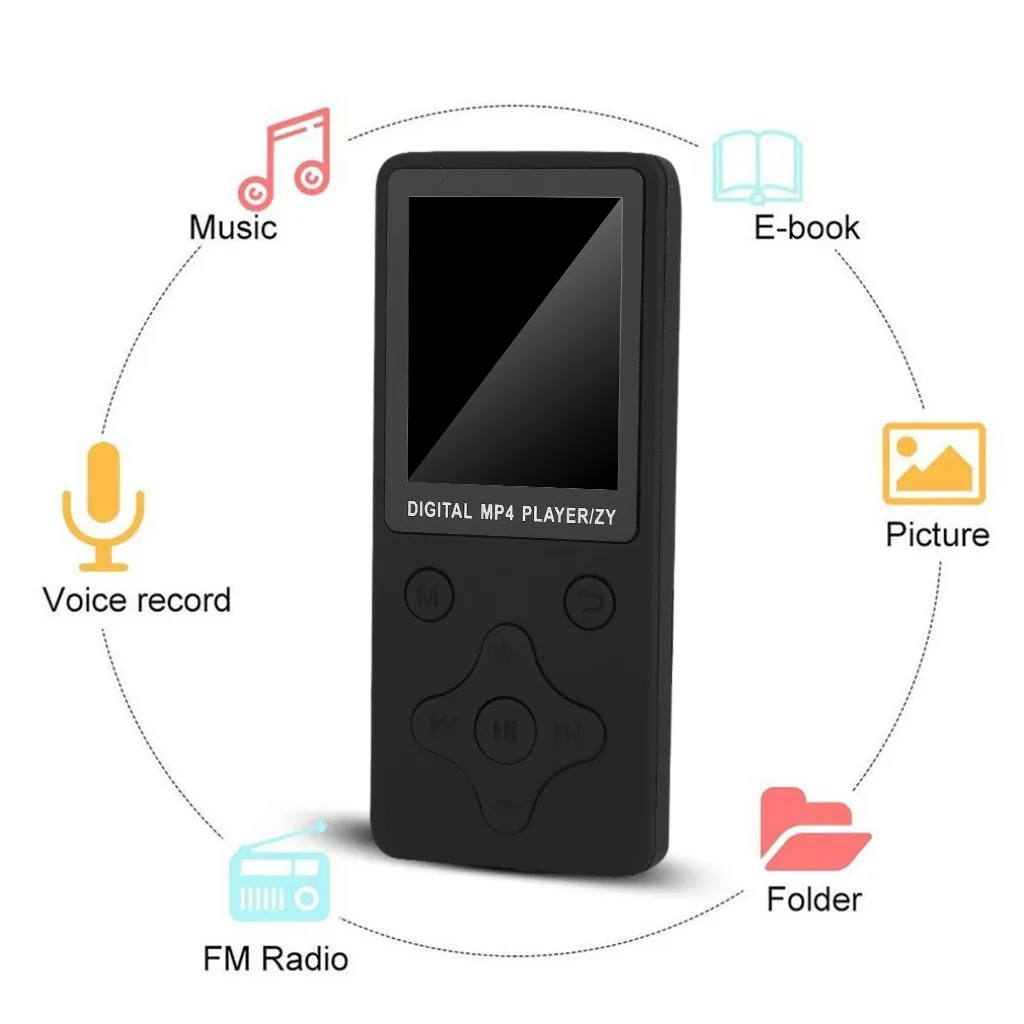 MP3-плеер Портативный bluetooth MP3-плеер цветной экран fm-радио видео игры фильм с FM/запись с bluetooth динамик# G