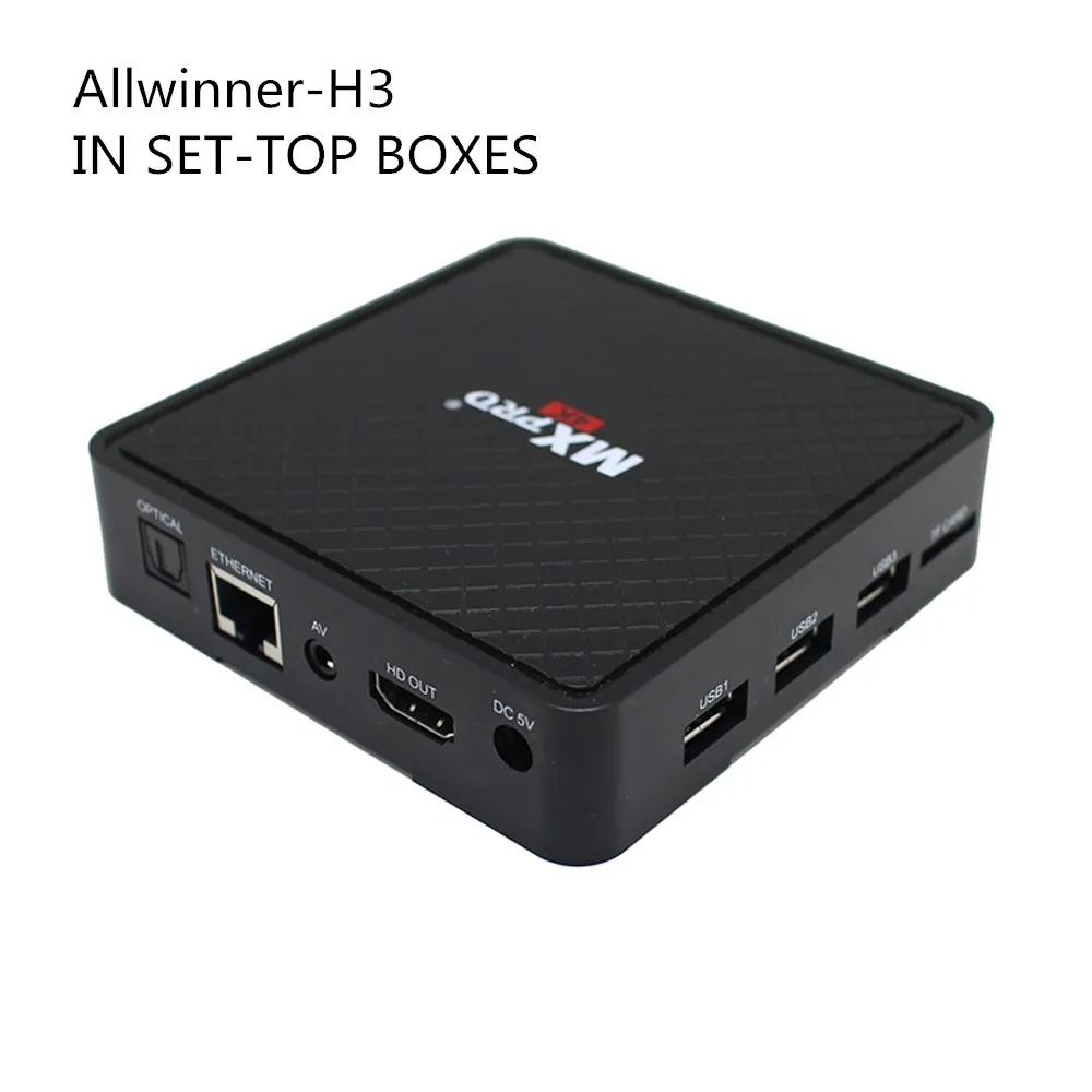 Vmade ОС Android 7,0 Allwinner-H3 ТВ коробка Восьмиядерный процессор 1Гб+ 8G 4K Full HD Media Player 2,4 г Wi-Fi Smart set top tv BOX в телевизионные приставки