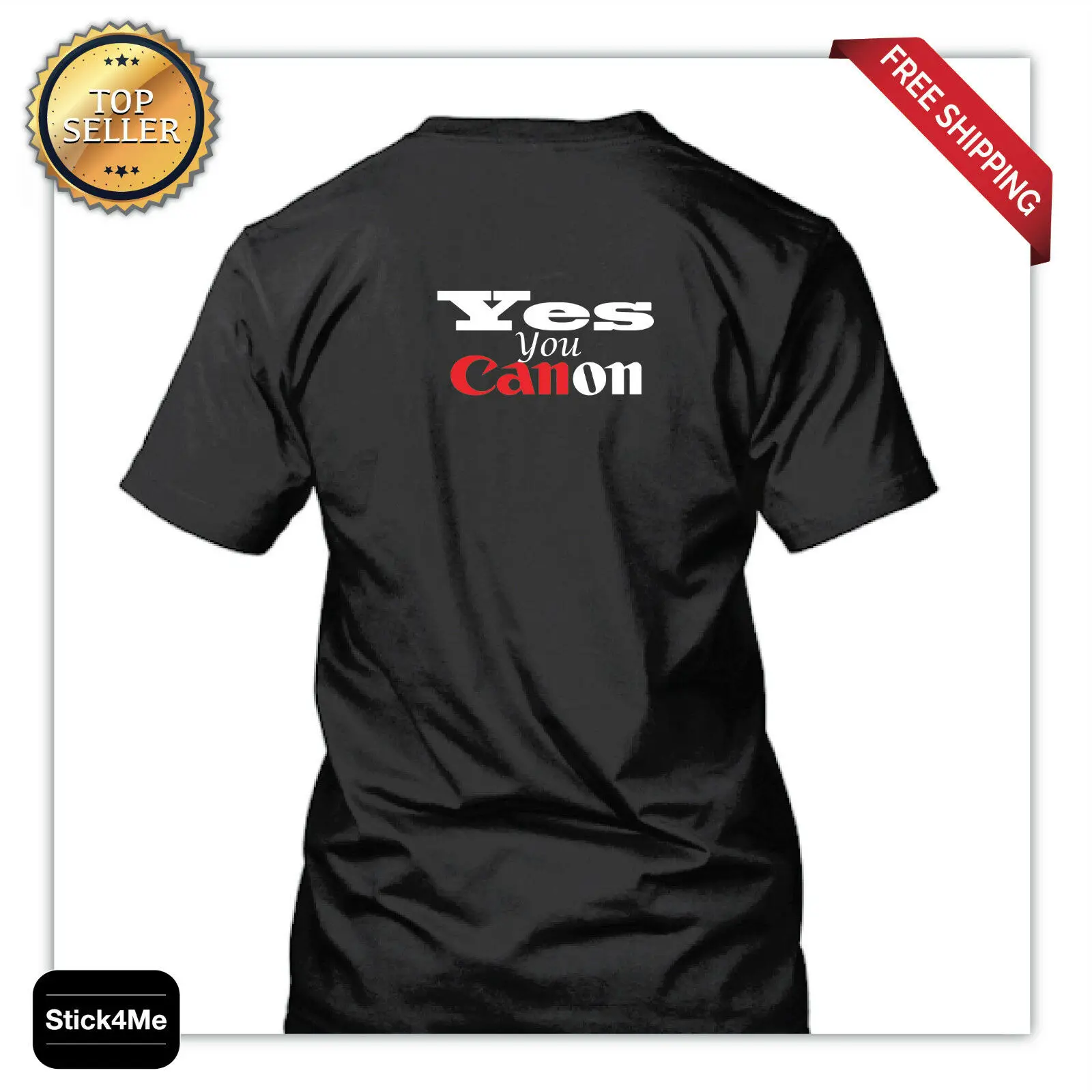 

YES YOU CANON T-shirt high-quality printing photographer T-shirt lover short 100% Cotton For Man T shirt printing