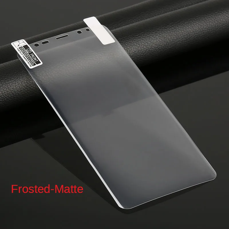 Мягкий Экран протектор для samsung Galaxy S8 S8plus S9 S9plus S7 S7edge S6 edge Note 8 A8 A720 A7 матовая ПЭТ-пленка