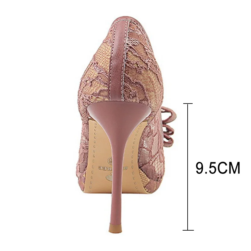 Г., новые женские туфли-лодочки кружевная обувь на платформе модная женская обувь на высоком каблуке с открытым носком пикантная Свадебная обувь для вечеринок женская обувь на шпильке