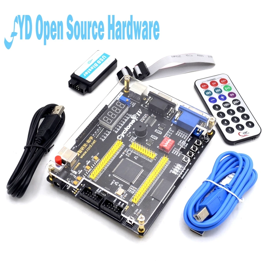 ALTERA Cyclone IV EP4CE6 FPGA Development Kit Altera EP4CE NIOSII Board и USB Blaster downloader инфракрасный контроллер|fpga