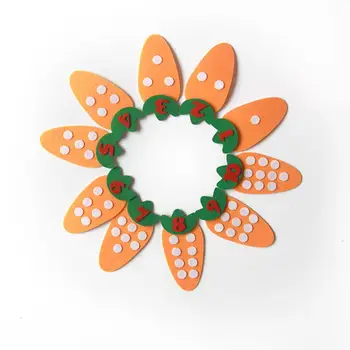 

LeadingStar 10 Pcs/Set Children Educational Toy Non-woven Children's Puzzle Handmade Toys D30