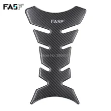 Alta qualidade FASP adesivos do tanque de combustível da motocicleta pad 5D decalques de fibra de carbono à prova d’ água Anti-sol brilhar resistente Frio longo vida