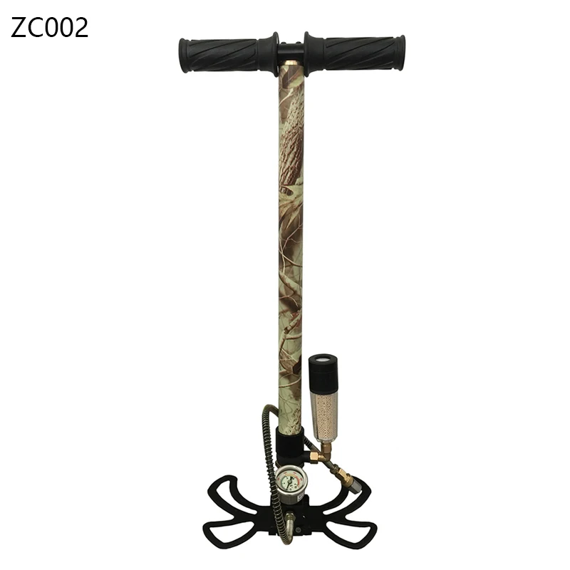 ZalChan 4500PSI PCP насос сухой воздух 300bar три этапа высокого давления Пейнтбол ручной