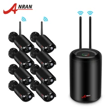 ANRAN 8CH CCTV System Wireless 1080P NVR With 2.0MP Outdoor Waterproof Wifi Security Camera System Night Vision Surveillance Kit