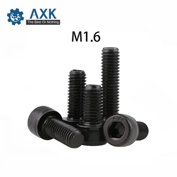 

Hex Socket Head Cap Bolts Alloy Steel Black Mm Machine Screws Stainless Round Din 912 M1.6 High Trade 12.9 Found Metric Thread
