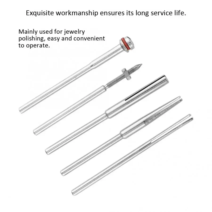 Профессиональный 5 шт. шлифовальная бумага зажим бар песок бумага Сплит держатель зажим стержня ювелирных изделий шлифовальный инструмент для полировки ювелирных изделий